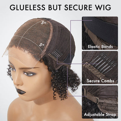 Elegant Copper Ombre Highlights Loose Body Wave Glueless 6x4 Closure Pre-Cut Lace Wig Breathable Cap