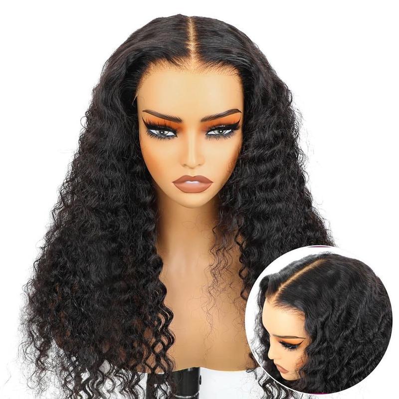 9×6 Glueless Wig Jerry Curly Pre-Cut-HD Lace Wig-Glueless Wig-Curly -Ready to Wear-Pre-Plucked-Human Hair Wigs-For Women-180% Density