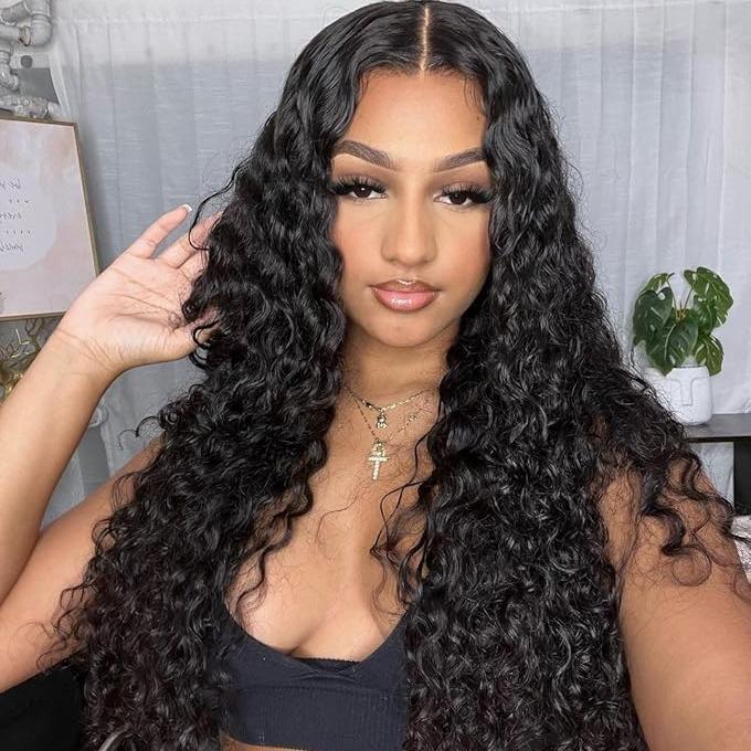 9×6 Glueless Wig Jerry Curly Pre-Cut-HD Lace Wig-Glueless Wig-Curly -Ready to Wear-Pre-Plucked-Human Hair Wigs-For Women-180% Density