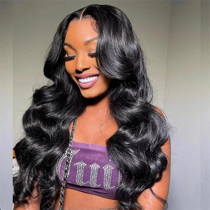 Body Wave Lace Front Wig-HD Transparent 13x4 13x6 -Pre Plucked Lace -Human Hair - Frontal Wig -180% density - Human Hair Wigs - For Women