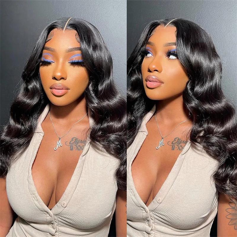 Body Wave Lace Front Wig-HD Transparent 13x4 13x6 -Pre Plucked Lace -Human Hair - Frontal Wig -180% density - Human Hair Wigs - For Women