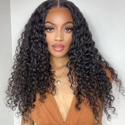 9×6 Glueless Wig Jerry Curly Pre-Cut-HD Lace Wig-Glueless Wig-Curly -Ready to Wear-Pre-Plucked-Human Hair Wigs-For Women-180% Density