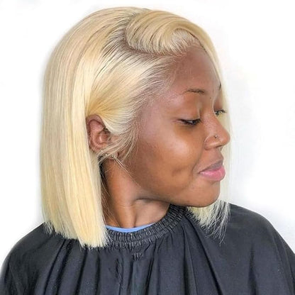 13×6 Blonde 613 Silky Straight Glueless HD Lace Wig Pre-Cut Lace